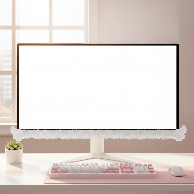 Setup Desk Monitor - Hiasan Monitor Berbentuk Sayap Malaikat Berbahan