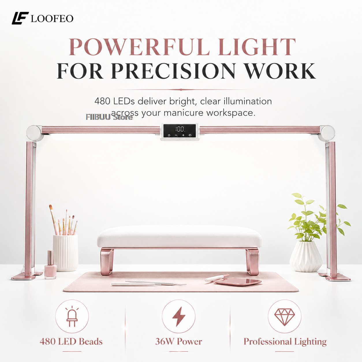 Desk Setup Lamp - Lampu Meja LED Profesional untuk Meja