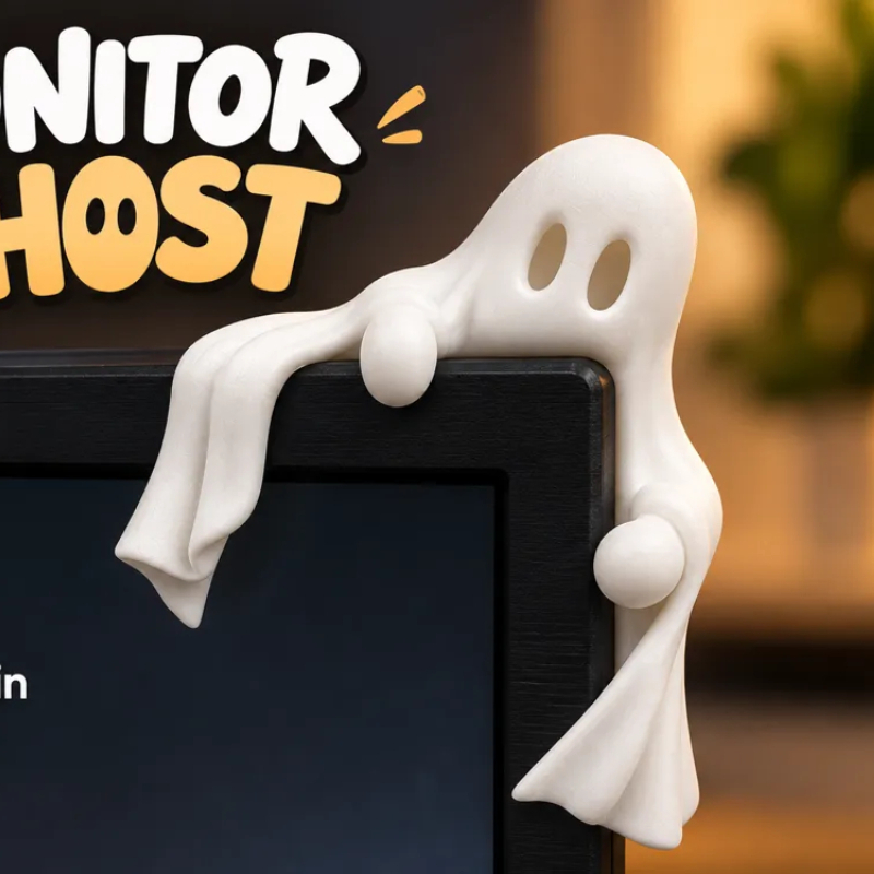 Hiasan Hantu Kecil yang Menari - Setup Desk Monitor ulasan dan harga