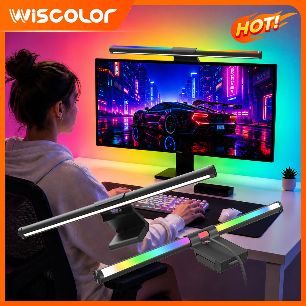 Lampu Monitor Wifi Lightbar, L - Setup Desk Monitor ulasan dan harga